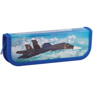 Пенал 1 отделение, 190*65 ArtSpace "Военные самолеты", ламинированный картон