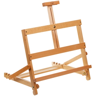 Мольберт настольный каркасный Гамма "Студия", 42х35х26 (58)см, бук