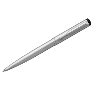 Ручка шариковая Parker "Vector Limited Edition Stainless Steel CT" синяя, 1,0мм, кнопочн., подар. уп