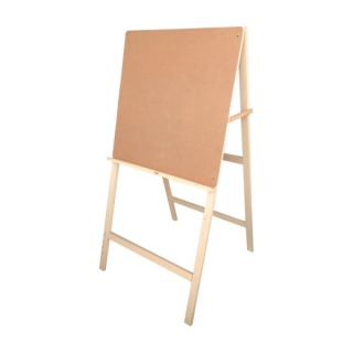 Мольберт напольный Хлопушка Студия Гамма, 60х4,3х120 см, планшет 60х60 см, сосна