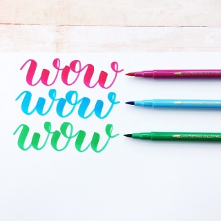 Акварельные маркеры-кисти Marvy, чернила на водной основе