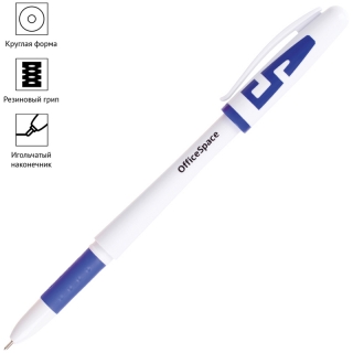 Набор гелевых ручек OfficeSpace 5 цветов, белый корпус, 1,0мм