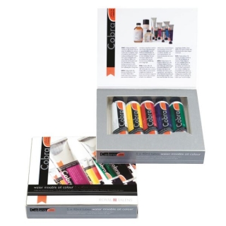 Базовый набор водорастворимых масляных красок Cobra Artist Royal Talens, 5 цветов