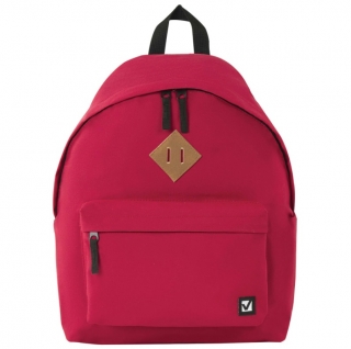 Рюкзак Brauberg универсальный, сити-формат, темно-красный, 20 л, 41х32х14 см, 225379