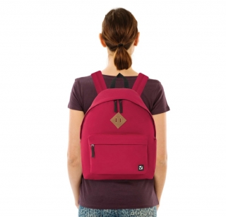 Рюкзак Brauberg универсальный, сити-формат, темно-красный, 20 л, 41х32х14 см, 225379