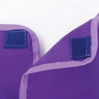 Набор для уроков труда Юнландия, клеенка ПВХ 40x69 см, фартук-накидка с рукавами, фиолетовый