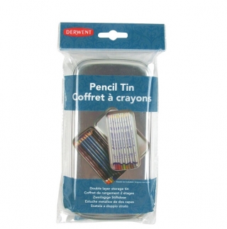 Пенал металлический Derwent Pencil Tin для карандашей и др. графических материалов