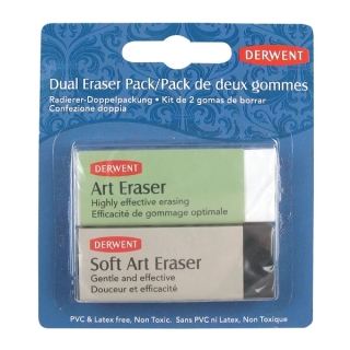 Набор ластиков "Art Eraser" и "Soft Art Eraser" Derwent, 2 шт