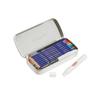 Набор акварельных карандашей Derwent Inktense, 11 предметов, металлический пенал