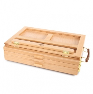 Этюдник-органайзер для пастели "Московская палитра", 3 уровня, бук