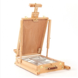 Этюдник с ремнем "Московская палитра", палитра, регулируемая высота, 78*100*145(183)см, бук