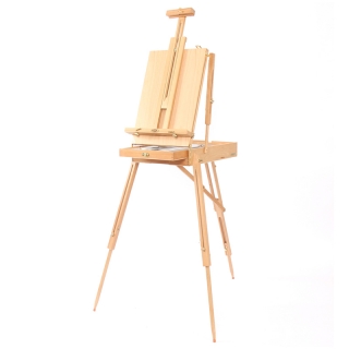 Этюдник с ремнем "Московская палитра", палитра, регулируемая высота, 78*100*145(183)см, бук