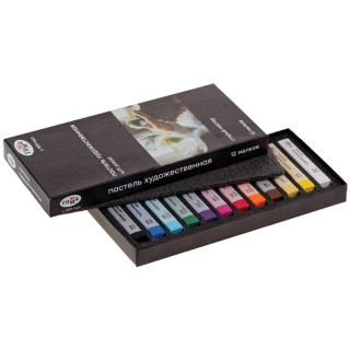 Пастель сухая художественная Гамма "Старый мастер", 12 цветов