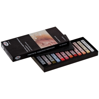 Пастель сухая художественная Гамма "Старый мастер. Портрет", 12 цветов