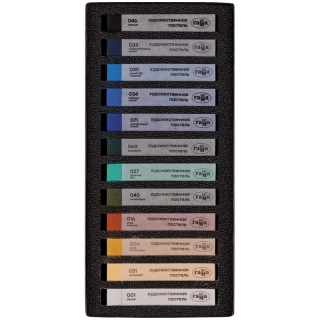 Пастель сухая художественная Гамма "Старый мастер. Морской пейзаж", 12 цветов