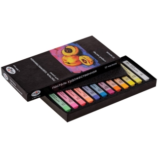 Пастель сухая художественная Гамма "Старый мастер. Яркие цвета", 12 цветов