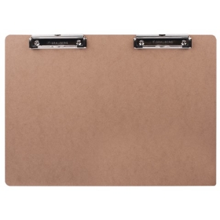 Доска-планшет А3 (440х320 мм) Brauberg "Eco" с двумя прижимами, МДФ, 3 мм