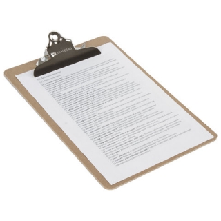 Доска-планшет Brauberg Eco с прижимом "бабочка", А4 (230х326 мм), МДФ, 3 мм