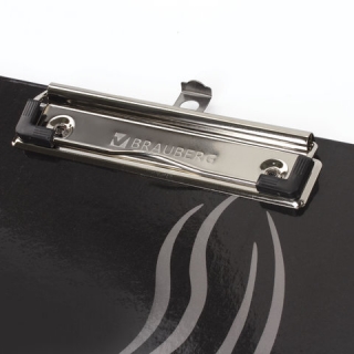 Доска-планшет Brauberg "Black Jack" с прижимом А4 (226х315 мм), черный