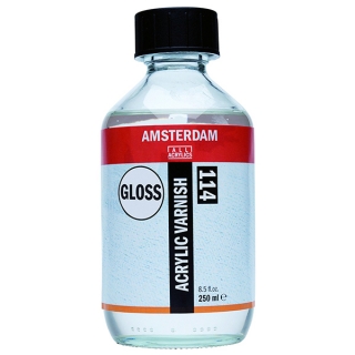 Защитный финишный лак для акрила Amsterdam Royal Talens глянцевый и матовый, 250мл