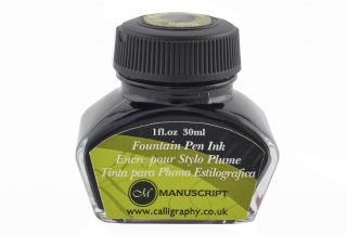 Чернила для перьевых ручек Manuscript Master банка стекло 30мл чёрный