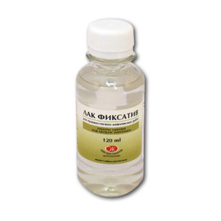 Лак фиксатив НЕВСКАЯ ПАЛИТРА универсальный, 120 мл