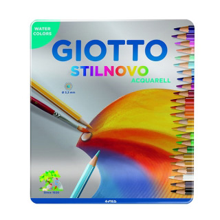 Набор цветных акварельных карандашей Giotto Stilnovo Acquarell FILA, 24 цвета