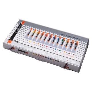 Набор водорастворимых масляных красок Cobra Study Royal Talens, 12 цветов