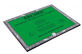 Блок для акварели Arches 300г/кв.м (хлопок) 46*61см 20 листов Фин, склейка