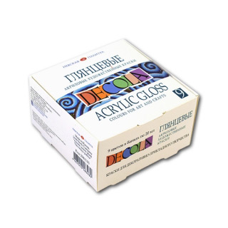 Акриловые глянцевые краски Decola НЕВСКАЯ ПАЛИТРА, набор 9 цветов по 20 мл