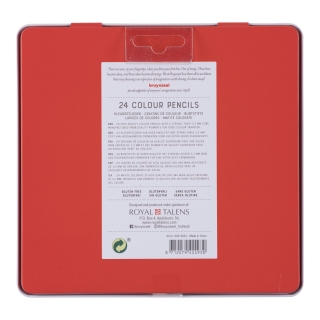 Набор цветных карандашей Bruynzeel Expression Colour 24 цвета в металлической упаковке