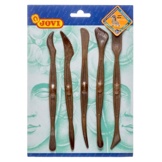 Набор двусторонних стеков для лепки и моделирования Jovi, 5 шт., пластик, блистер