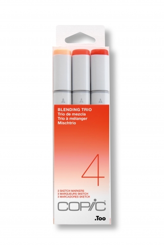 Набор маркеров Copic Sketch Blending Trio 4 3 штуки в пластиковой упаковке