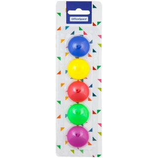 Магниты для досок OfficeSpace 30мм, 5шт., блистер, европодвес