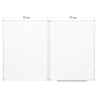 Доска магнитно-маркерная OfficeSpace, 300*100/100*75*2, алюминиевая рамка