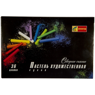 Пастель художественная Спектр "Северное Сияние", 36 цветов, картон. упак.