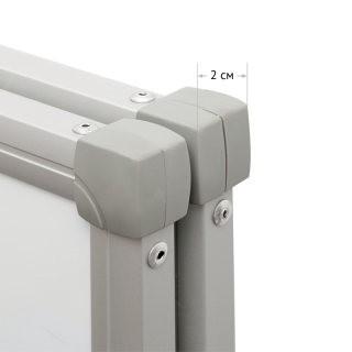 Доска магнитно-маркерная OfficeSpace, 300*100/100*75*2, алюминиевая рамка