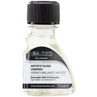 Лак Winsor&Newton глянцевый, для художественных работ, 75 мл, пласт. флакон