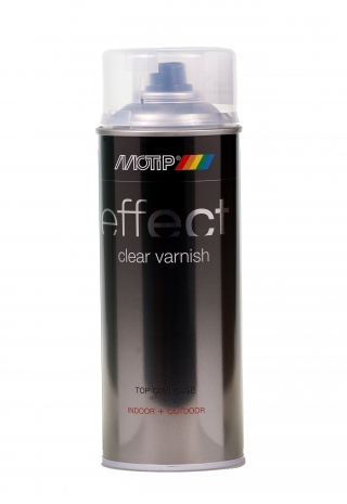 Лак прозрачный акриловый MOTiP DECO, быстросохнущий, аэрозоль 520 мл
