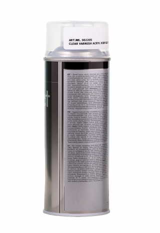 Лак прозрачный акриловый MOTiP DECO, быстросохнущий, аэрозоль 520 мл