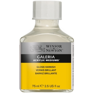 Лак Winsor&Newton глянцевый "Galeria" для акрила, 75 мл, флакон стекло