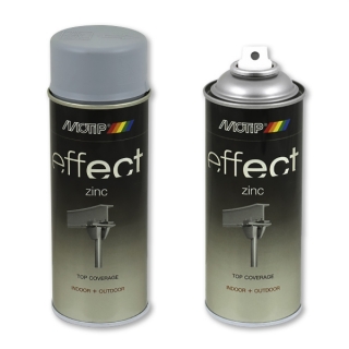 Антикоррозийный токопроводящий защитный цинк-спрей для стали Effect Zinc MoTip Deco, 400 мл