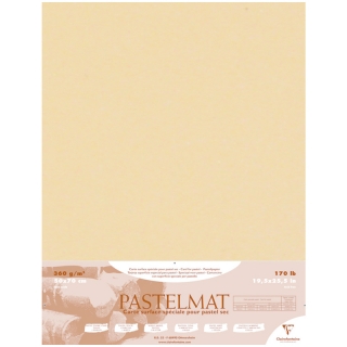Бумага для пастели 5л. 500х700мм Clairefontaine "Pastelmat", 360г/м2, бархат, лютик