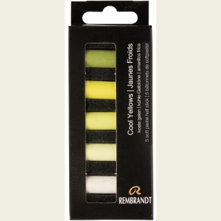 Набор сухой пастели Rembrandt Royal Talens 5цв холодный желтый картон.упак