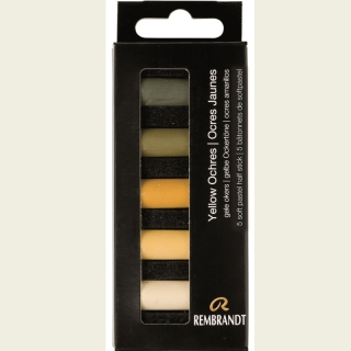 Набор сухой пастели Rembrandt Royal Talens 5цв желтая охра картон.упак