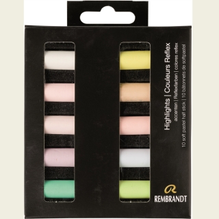 Набор сухой пастели Rembrandt Royal Talens 10цв яркие цвета картон.упак