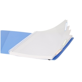 Бизнес-тетрадь Clairefontaine "Proactiv'Book", А5+, 90 г/м2, на гребне, клетка, 90 л., обложка пластик