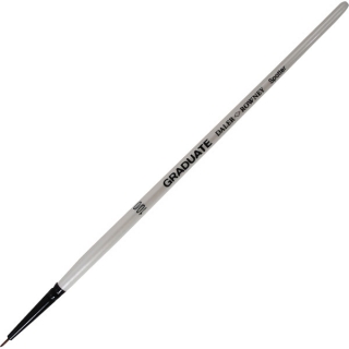 Кисть Daler Rowney Graduate синтетика длинная щетина лайнер, короткая ручка №10/0