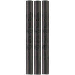 Уголь прессованный Faber-Castell "Pitt", круглый, 3шт., блистер