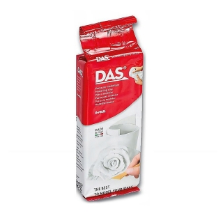 Самозатвердевающая паста для моделирования и лепки DAS FILA белая 250 г